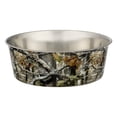 thumbnail image 4 of Pet Champion PTCMGR5QT Non-Slip 5 Qt Stainless Steel Bowl for Pets, Green Camo, 4 of 9