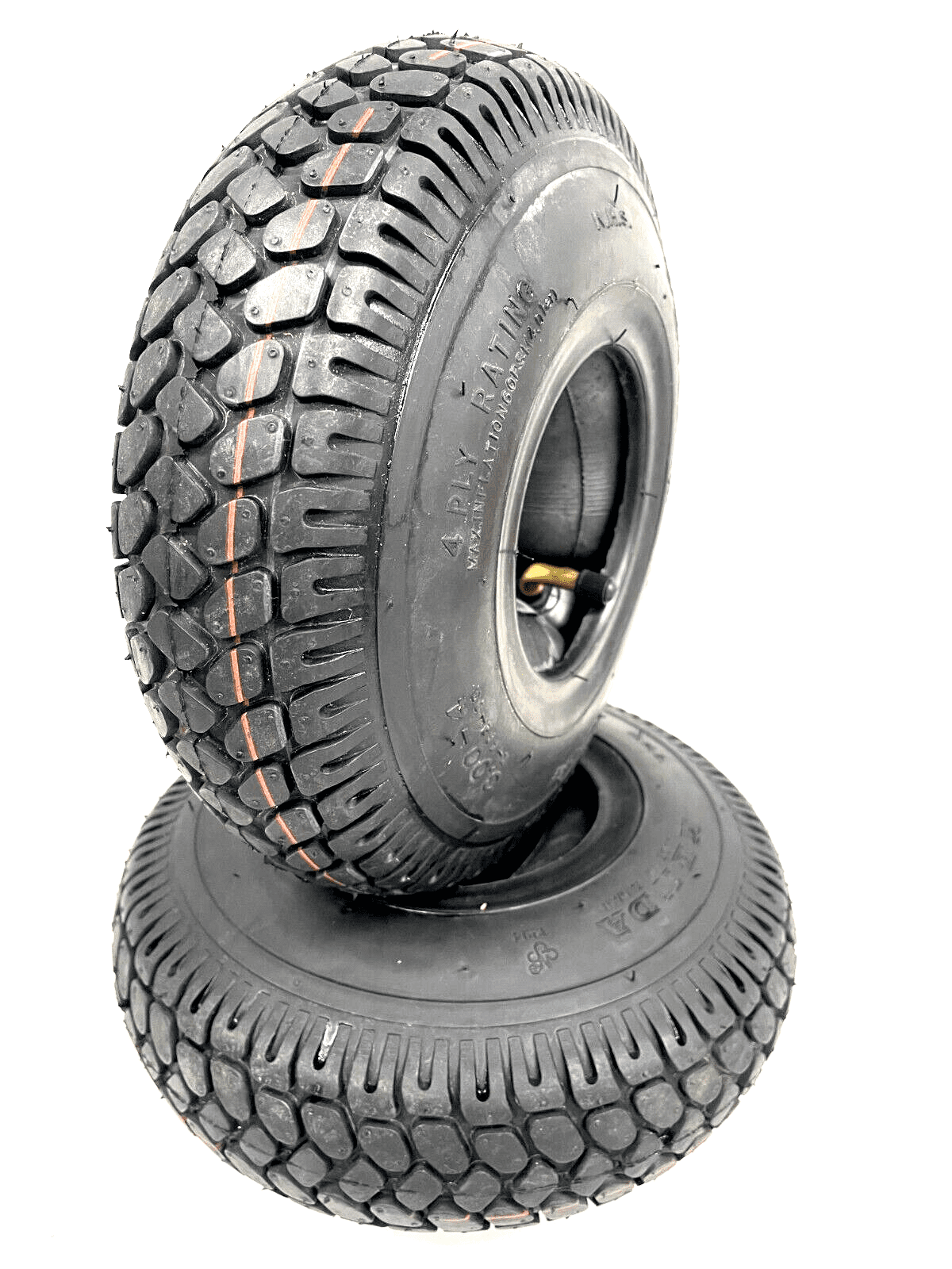 2) 3.004 Tires 3004 3.00x4 26085 Hand Truck Pressure Washer Go Cart