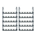thumbnail image 2 of Wonder Hanger Max Closet Organizer, Holds 30 lbs, Gray, 10 Pack (50 Garments), 2 of 8
