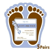 5 Pairs Korean Beauty Cosmetics Premium Foot Care Pack Moisturizing Socks for Moisturizing and Nutrients
