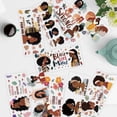 thumbnail image 3 of UV DTF Cup Wrap 10 Sheets Black Girls Uvdtf Decals Girls Power Cup Transfer Decoration Women Confident Elegant Personalized Waterproof UV DTF Wraps for Glass Cups DIY Wood Crafts, 3 of 9