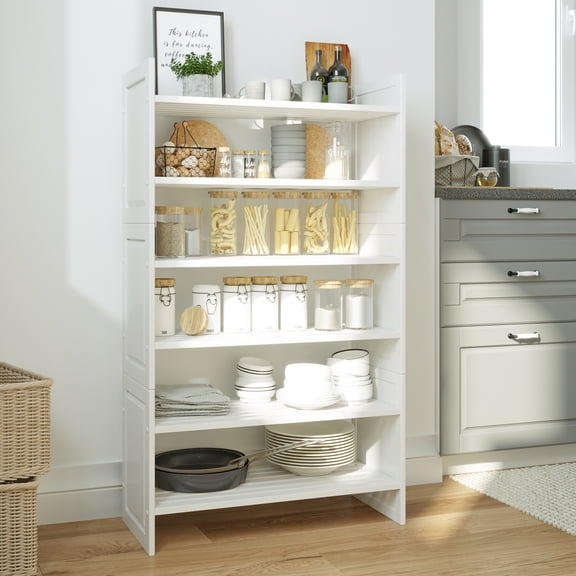 Wood 3 Tier Storage Rack White
