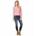 thumbnail image 3 of Aeropostale Womens Marled Knit Pullover Sweater, Pink, Juniors, Small, 3 of 3