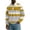 Yellow, variant on Liweisiy Men's Waffle Knit Shirts Color Block Long Sleeve Lapel Collar Loose Fit Button Tops Lounge Printed Baggy Shirts Blue M
