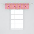 thumbnail image 2 of Ambesonne Summer Window Valance, Watermelon and Orange Slices, 42" x 12", Marigold and Pink, 2 of 3