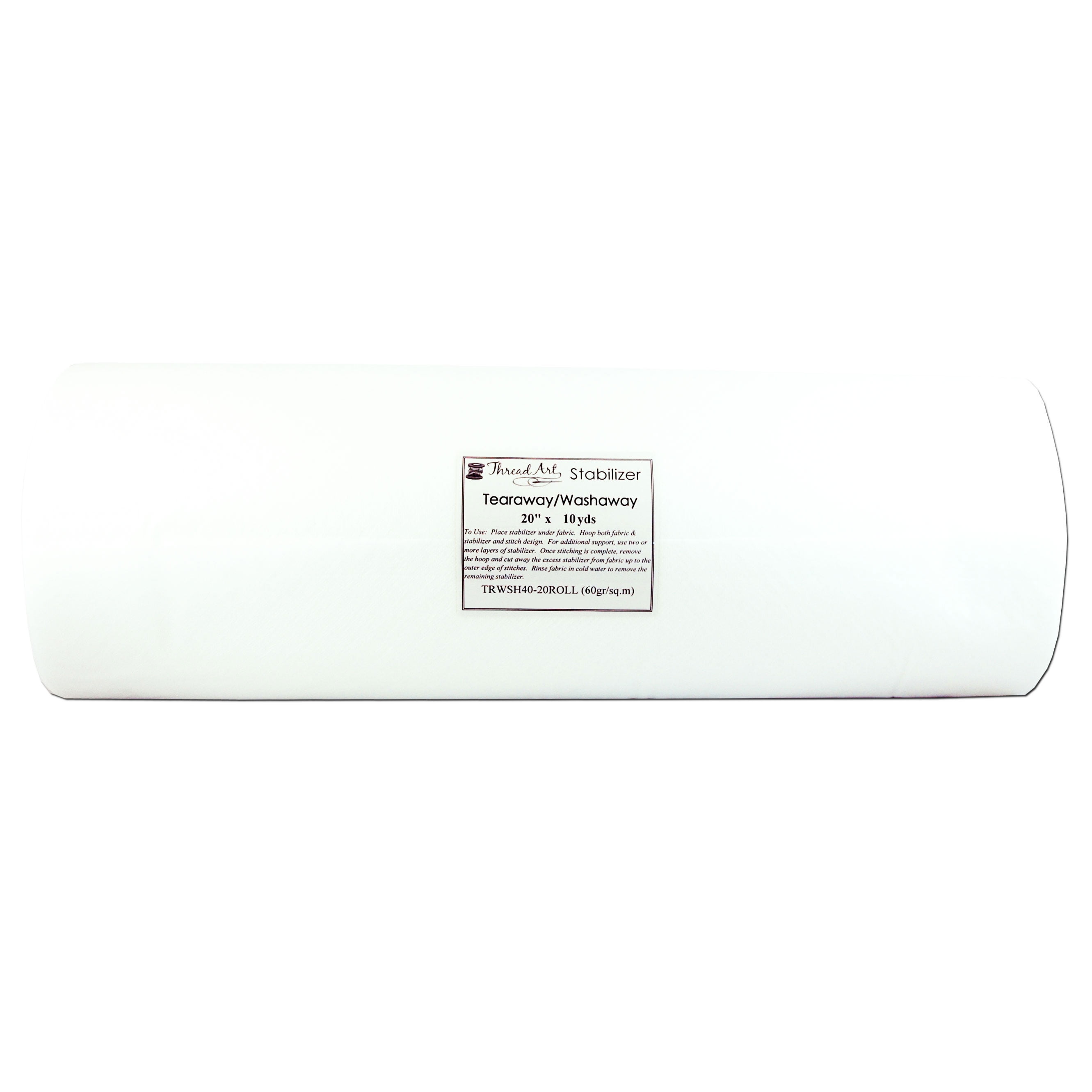 HEAVY WEIGHT CUTAWAY EMBROIDERY MACHINE STABILIZER BACKING 10/"x100YD ROLL