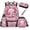 Axolotl Soccer, variant on Axolotl 5Pcs Girls Backpack for School with Cherry Blossom Lunch Bag Multifunctional Pencil Case Water Bottle Bag Lanyard Keychain Fashion with Compartments