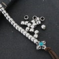 thumbnail image 3 of simhoa 100 Pcs Perles d'Espacement Rétro pour Bracelets Câble Charme Européen Serpent 6mm, 3 of 8