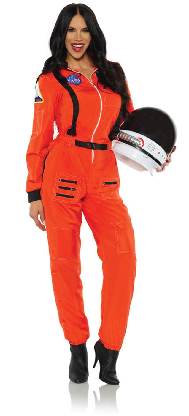 Astronaut Orange Woman Costume