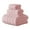 Blush, variant on Hitime Bath Towel Sets of 3 Pieces, 1 Bath Towels 1 Hand Towels 1 Washcloths, 100% Cotton Highly Absorbent Towels for Bathroom, Gym, Hotel