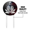 thumbnail image 6 of Acrylic Gemini Twins Zodiac Sign Horoscope in Space Cake Topper Party Decoration for Wedding Anniversary Birthday Graduation, 6 of 6