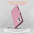 thumbnail image 5 of for Motorola Moto G73 5G Wallet Case for Women, Glitter Bling Diamond PU Leather Folio Cover with Card Slot Wrist Strap Built-in Kickstand Case for Motorola Moto G73 5G Owl Rose Gold, 5 of 8