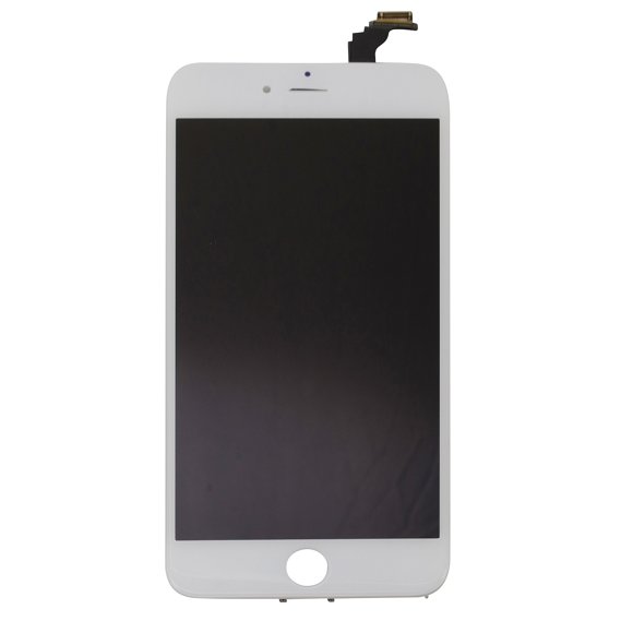 Semi-Original Apple iPhone 6 Plus 5.5 " LCD Screen and Digitizer Assembly with Frame Replacement - White