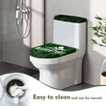 thumbnail image 4 of HELLHERO Round Toilet Lid Dust Cover 2 Pack U-Shaped Cozy, Fern with “ADVENTURE”, 4 of 8