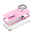 thumbnail image 3 of Mantto For iPhone 14 Pro Max Case, Magnetic Rubber & PU Leather Kickstand Case Designed For iPhone 14 Pro Max 6.7 Inch [Compatible with Magsafe] [Military Grade Protection] Shockproof Case, Pink, 3 of 9