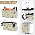 thumbnail image 4 of Ryvnso Bedside Caddy Flowers Purple Bedside Storage Bag Hanging Organizer, 4 of 8