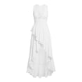 thumbnail image 2 of ShomPort Womens Summer Dresses Flowy Ruffle Hem Deep V Neck Sleeveless Elegant Vacation Boho Sundresses, 2 of 6