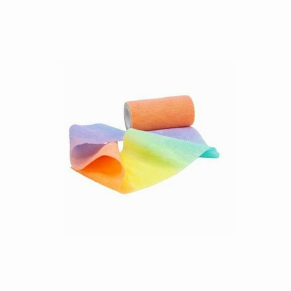 Neogen 127823 4 in. Cohesive Bandage, Rainbow