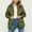 Army Green, variant on Women Winter Puffer Jacket Lightweight Snap Button Quilted down Outerwear Long Sleeve Warm Coat with Pockets New Windbreaker Jacket Women Fall Gray S