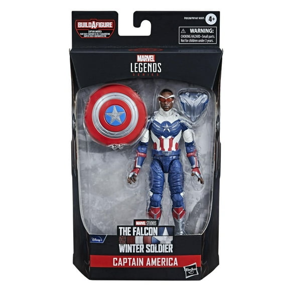 Hasbro Marvel Legends Series Avengers 6-inch Action Figure Toy Captain America: Sam Wilson Premium Design And 2 Accessories, For Kids Age 4 And Up