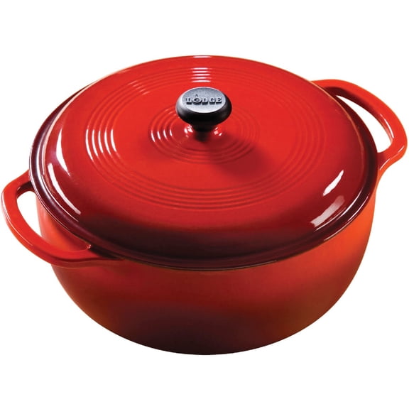 Lodge 7.5QT RED Dutch Oven EC7D43 — Residential Use, Standard Application