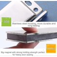 thumbnail image 4 of 28kg Strong Magnetic Closet Door Magnet 2 Pieces Stainless Steel Magnetic Closet Door Catches For Furniture Strong Powerful Magnet For Drawers, Shower, 4 of 5