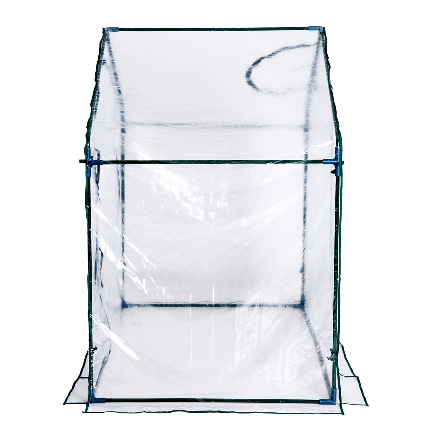 Outsunny 6' x 3.5' x 5' Outdoor Portable Walk-In Greenhouse with Clear PVC Cover