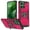 Pink, variant on PT for Motorola Moto G 5G 2026 XT2613V / Moto G 5G 2025 XT2513V / Moto G Play 2026 XT2615V Robust Ring Kickstand Hybrid Phone Case Cover - Blue