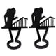 thumbnail image 1 of Halloween Horror Candle Holder Decorations Black Ghost Death Spooky Shadow Candle Holders for Indoor, 1 of 5