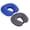 Blue+Brown, variant on Memory Foam Travel Neck Pillow - Comfortable Airplane Pillow with Washable Cover, Soft Polyester Neck Support for Car, Plane, And Sleeping, 10.63x9.45 Inches, Gray