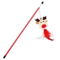 thumbnail image 4 of Christmas Pet Teaser Toy Creative Reindeer Design Cat Teaser Toy Cat Teaser Wand, 4 of 6