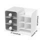thumbnail image 3 of Organizador de Maquillaje con Cajas, Estantería de Maquillaje, Estantería de Mesa para Dormitorio, Estantería de Ba?o, Plegable, Metal, 2 Niveles, para Habitación,topliu, 3 of 8
