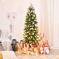 thumbnail image 2 of Patiojoy 5FT Pre-lit Hinged Artificial Pencil Fir Christmas Tree with UL-listed Lights, 2 of 10