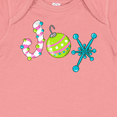 thumbnail image 4 of Inktastic Joy-candy cane, bulb, snowflake for Christmas Boys or Girls Baby Bodysuit, 4 of 5