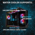 thumbnail image 4 of Funda para juegos de PC SZSKYING con 9 ventiladores ARGB, ATX Mid-Tower, 4 of 9