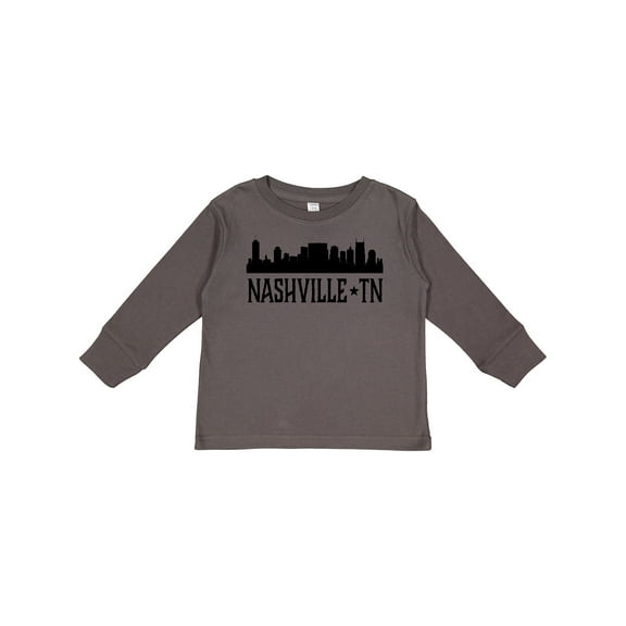 Inktastic Nashville Tennessee City Skyline Boys or Girls Long Sleeve Toddler T-Shirt