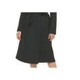 thumbnail image 3 of Cole Haan Signature Women's Slick Belted Long Wool Blend Coat in Black , Size 10 Black, 3 of 3