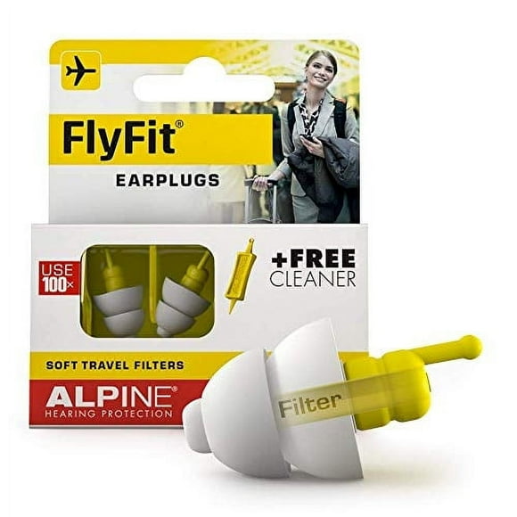 Tapones para los oídos Alpine Hearing Protection FlyFit 100 veces alivian la presión y reducen el ruido