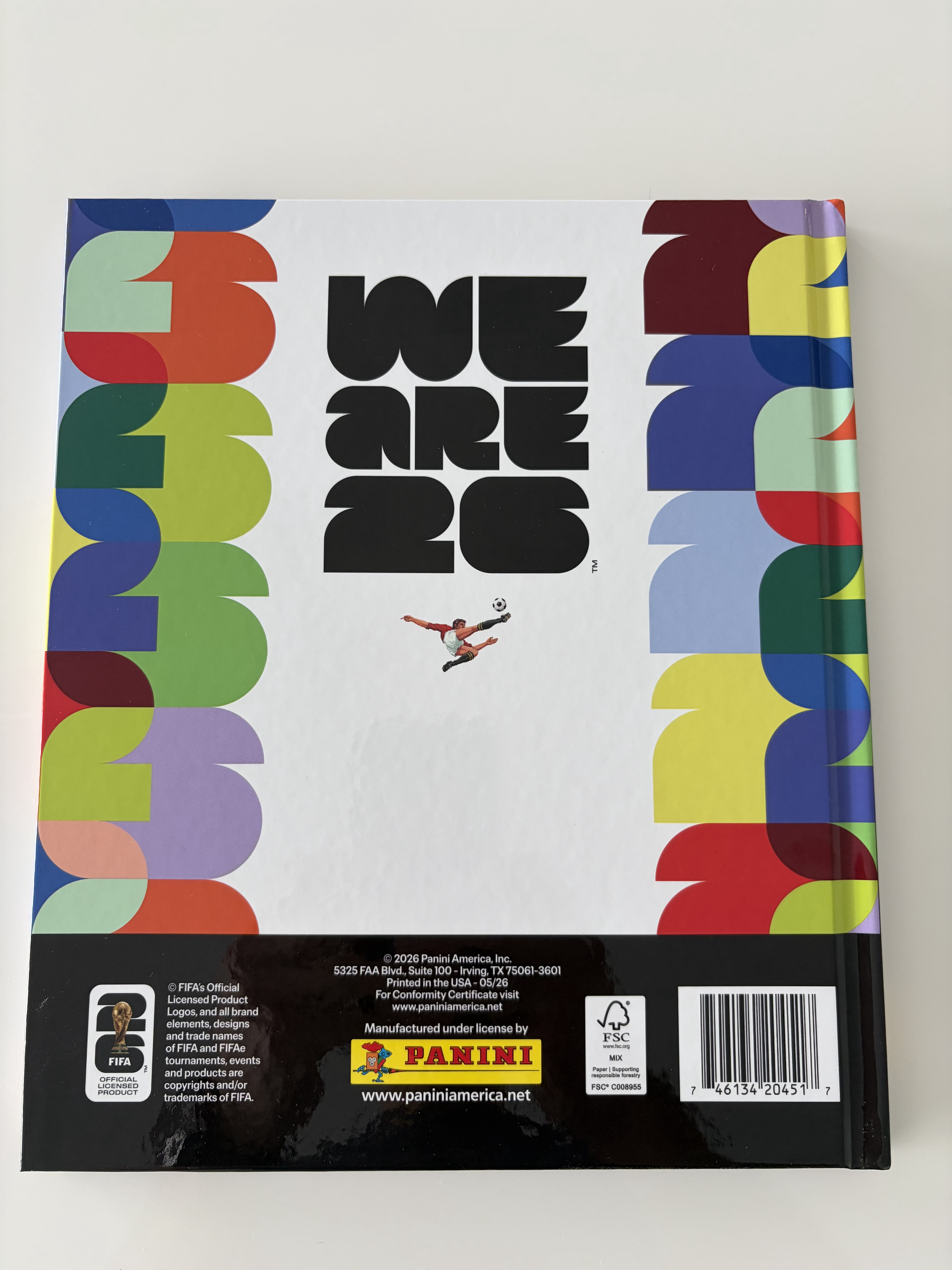 FIFA® World Cup 2026 PANINI® Collection - Limited Edition Hard Cover Album and 1 Box with 50 Sticker Packets