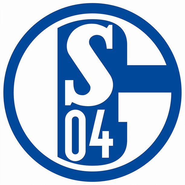 5D DIY Taladro Diamante Pintura Schalke 04 Equipo Logo Kit 40x40cm