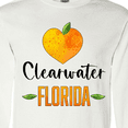 thumbnail image 4 of Inktastic Clearwater Florida Orange in Heart Long Sleeve T-Shirt, 4 of 5