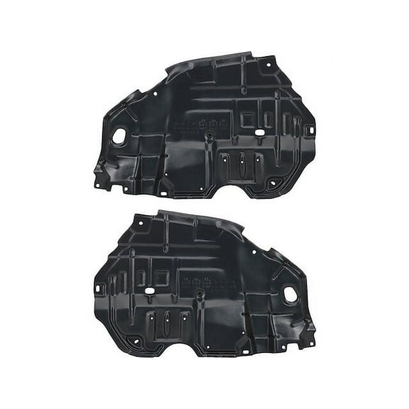 Left Engine Splash Shield Set 2 Piece - Compatible with 2012 - 2014 Toyota Camry 2013