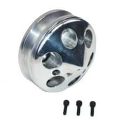 A-Team Performance GM SBC SINGLE-GROOVE ALUMINUM ALTERNATOR PULLEY WITH NOSE CONE COVER 283 350 400