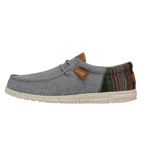 Hey Dude Wally Funk Baja Grey Size 6 | Men's Shoes