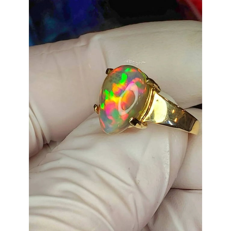 Fire Opal Rings