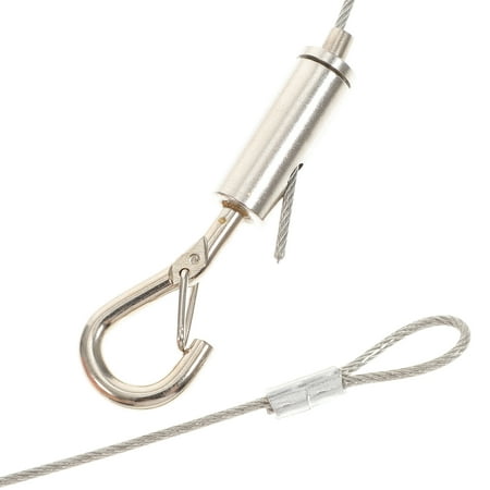 

2pcs Picture Hanging Wire 2m Stainless Steel Rope For Flowerpot Light Mirror