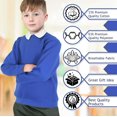 thumbnail image 6 of A2Z 4 Kids Girls Boys Unisex Club Scouts School Uniform - UF Jumper Royal 2 Pack 9-10, 6 of 7