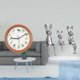 thumbnail image 2 of Reloj aviario melódico y conjunto de esculturas familiares para decoración artística de pared y mesa., 2 of 8