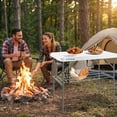 thumbnail image 2 of Biotree 2-in-1 Folding Fish Cleaning Table with Sink and Faucet Portable Fish Fillet Station for Outdoor Fishing, White, 2 of 12