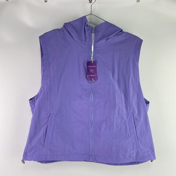 CHOFYHUB Vests,Outwear Vest With One Inner Pocket -Collar Lightweight Zip Quilted Vest for Women（M）